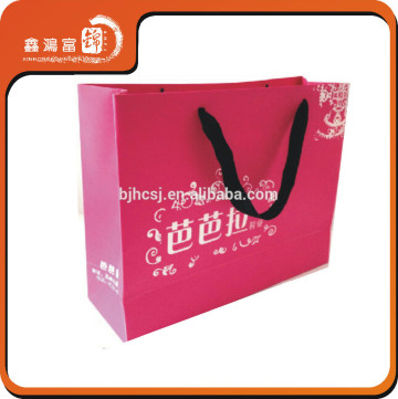 pink paper bag