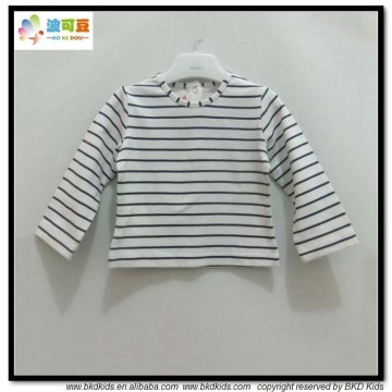 BKD cotton stripe newborn baby shirts