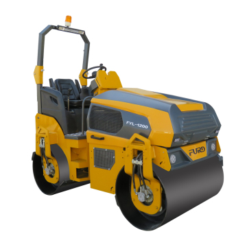3 TON Ride-on Double Drum Electric Road Roller