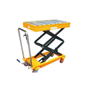 Portable Roller Con lăn băng tải đơn Scissor Lift Bảng