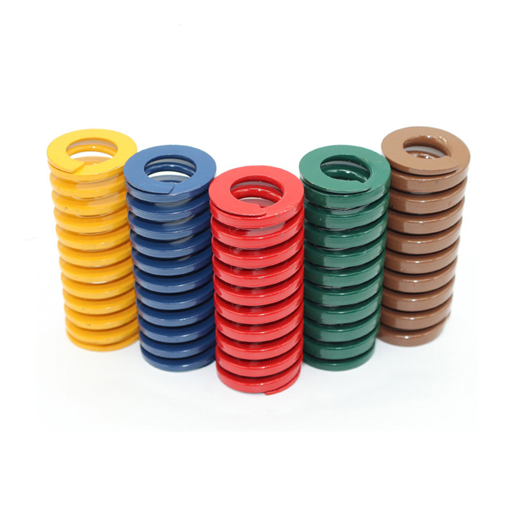 Mold spring 65mn rectangular spiral compression strong compression spring hardware flat wire spring