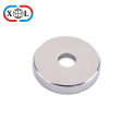 Hot sale customized coated disc countersunk N52 magnet