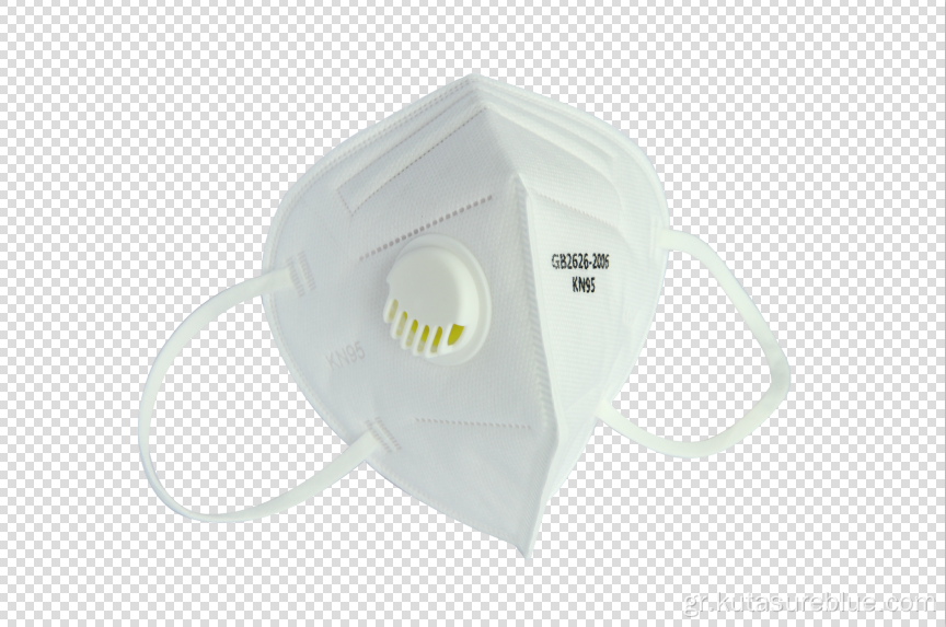 Μάσκα προσώπου KN95 5-Layer Filtration White Mask