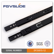 36mm two fold single extension ball bering drawer slide