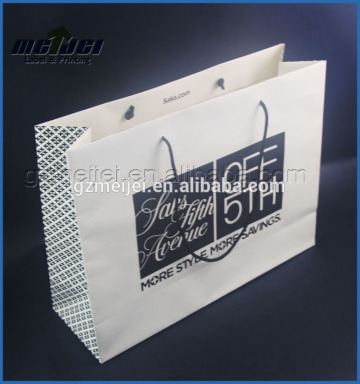 Custom branded retail paper bags
