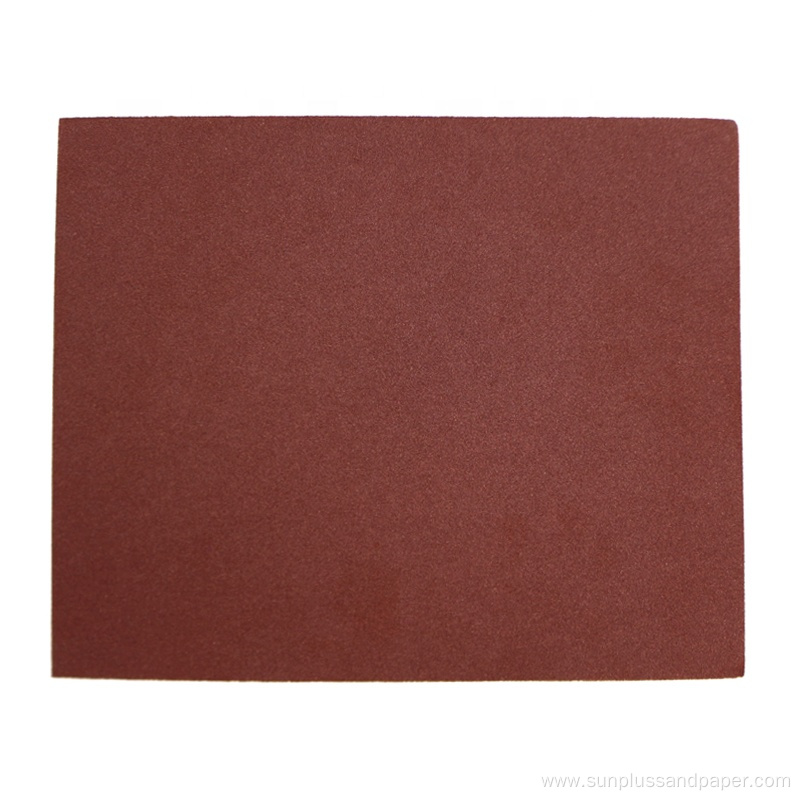 P60-2000 Auto Abrasive Aluminum Red Sandpaper Sheet