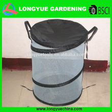 mesh hamper for bathroom with lip