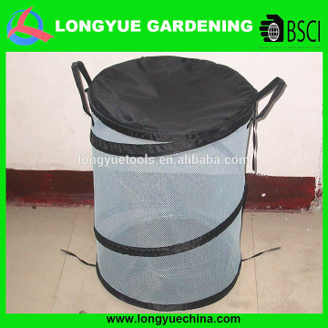 mesh hamper for bathroom with lip