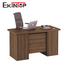 Wooden Office Computer Table for Secretary Staff - Ekintop Office Furniture