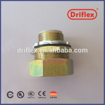 Flexible conduit box steel connector