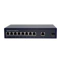 Équipement à fibre optique Poe Switch 8 ports