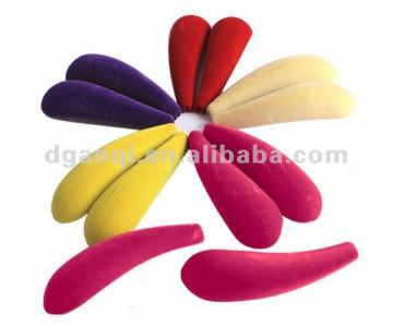 Colorful Velvet Shoulder Pads/Velvet Shoulder Pads for flocked hanger