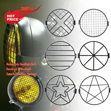 YD-LS Motorcycle Headlight Protector Metal Lamp Shade