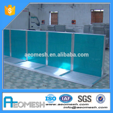 AEOMESH Metal Expandable Temporary Traffic Barrier Stage Barrier