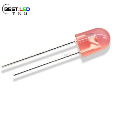 High Bright 5.2x3.8mm Oval Red Led Diffused Flangeless