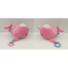 Peluche de ballena con luz y sonido