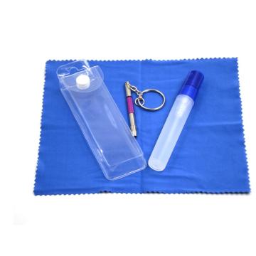 Occhiali in PVC da 8ml con kit di pulizia spray liquido