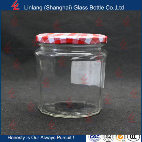 high quality clear glass hot selling honey jar sufu glass bottle