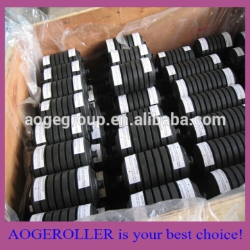 rubber disc return idler