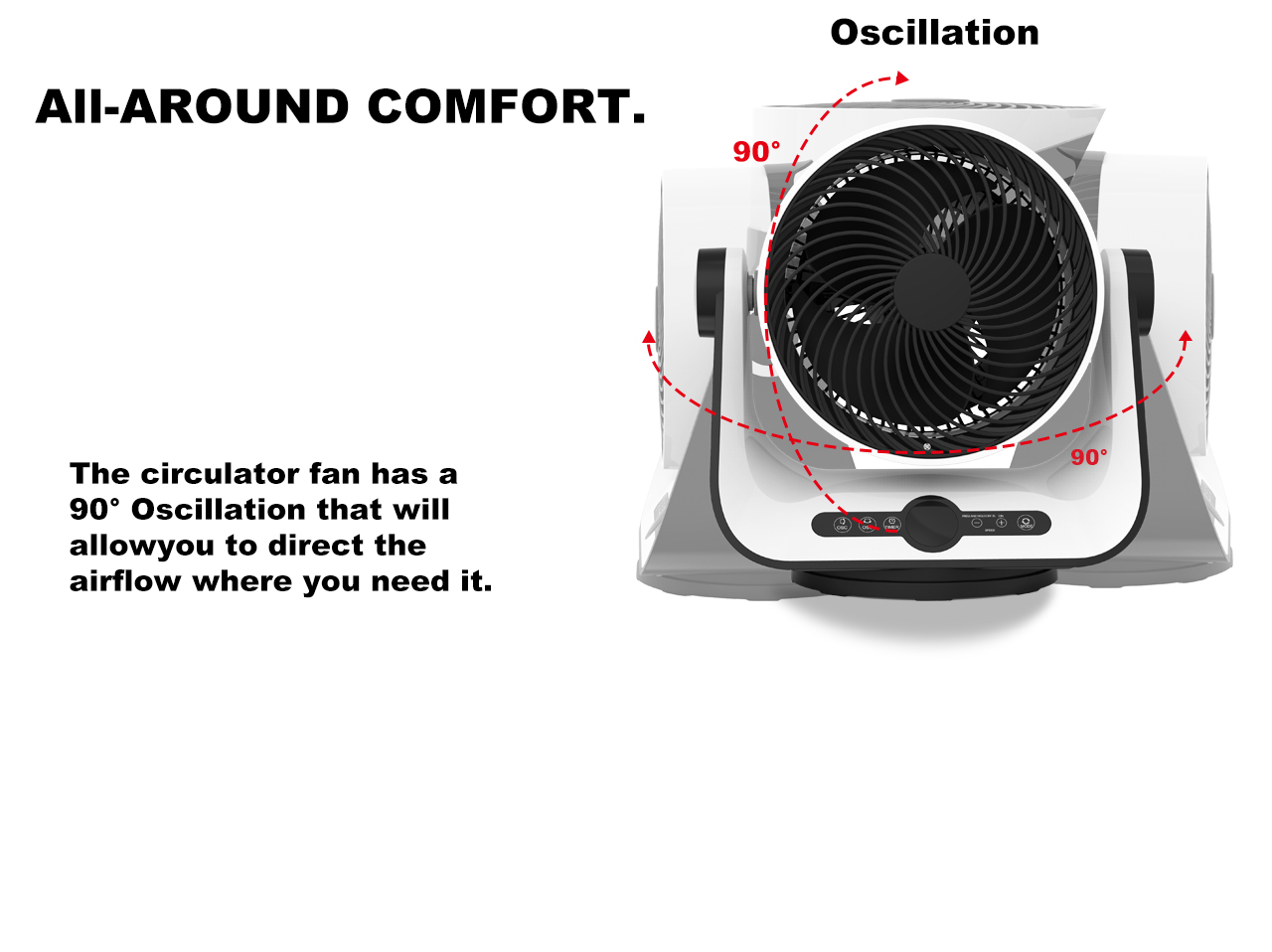 HTS-F120 Circulator Fan 3Dswing HTS-F120 Circulator Fan 3Dswing