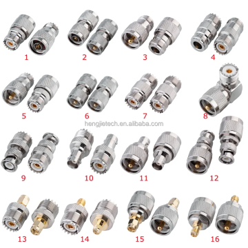 RF Coaxial Connector UHF Adapter Variety Pack: SO239, PL259, SMA, BNC, N, F, FME, TNC, MCX, MINI UHF, LMR400, RG58 Adaptors