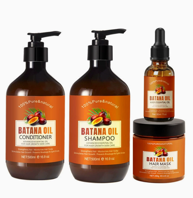Luxurious Batana Shampoo Set for Smooth Hair