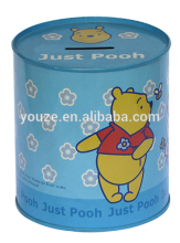 Round Tin Saving Bank
