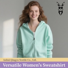 Heavyweight Women's Cardigan Hoodie