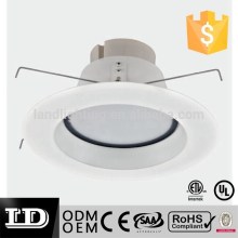 Made in China 6 inch cri90 4000k retrofit LED recess trims die casting aluminum e26 recessed led light gimbal ring trims