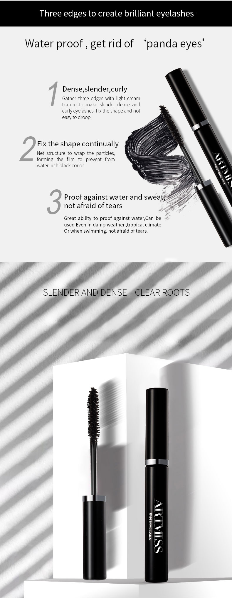 ARTMISS Longlasting Lengthening Eyelash Extension Mascara