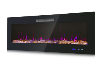 50 Inch Wall Mounted Thin FireplaceTouch Screen