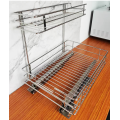 Stainless steel fruit basket two layers fruit rack