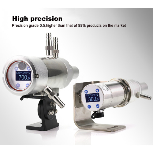 Pirômetro de instrumento de medição de alta temperatura sem fio