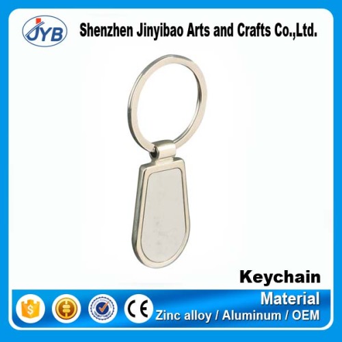 Wholesale cheap custom engraved logo zinc alloy keyring hotel