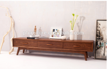 Wooden TV stands with drawers, simple style