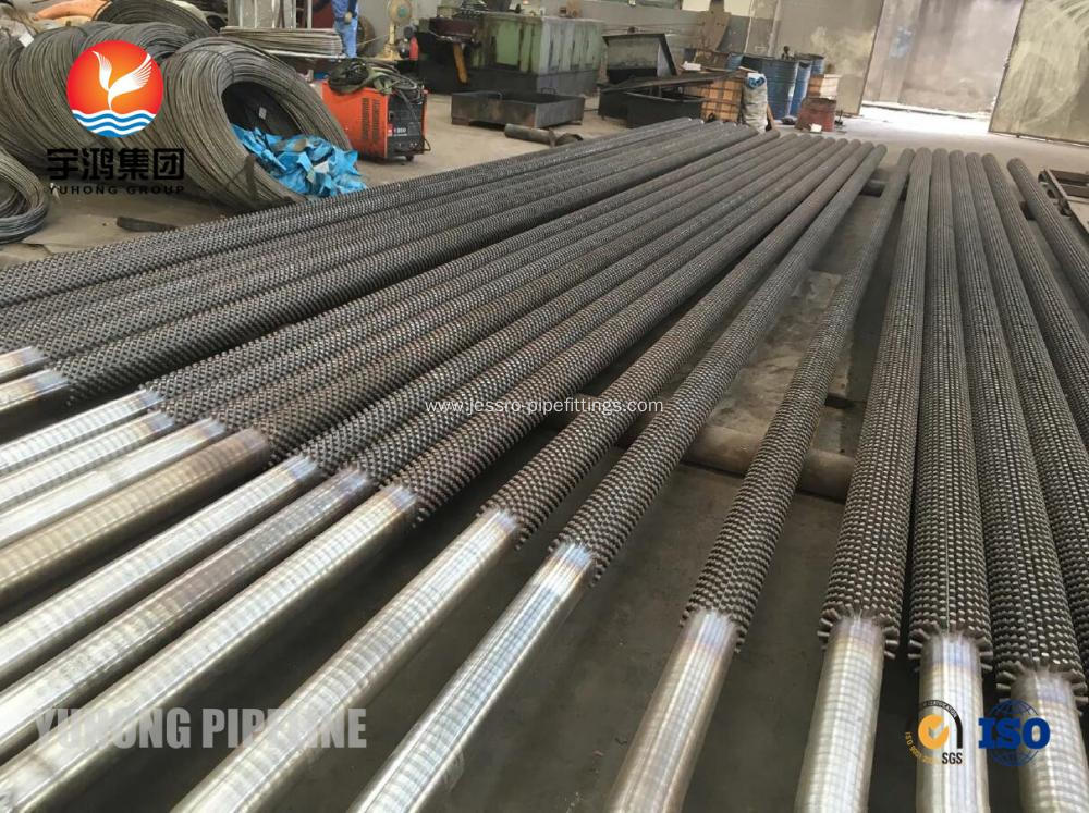 SA335 P11 / P22 / P91 Studed Tubes For Chemical industry