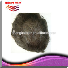 Indian remy thin skin toupee