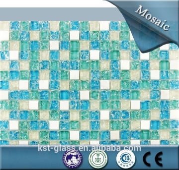 15x15mm multicolor square crystal stone glitter decor mosaic tiles