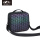 Cosmetic pu leather big capacity travel hanging makeup bag rhombic Hologram Laser Luminous bags