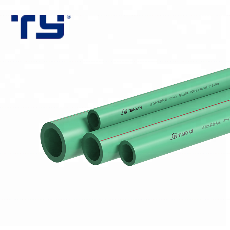 TY Brand China Made Poly Plastic PPR Pipe For Cold Hot Water