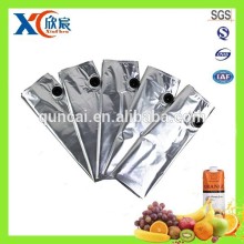 low price plastic valve bags,laminated plastic bag,bag in box syrup