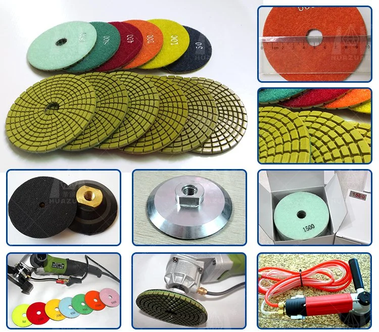 Diamond Flexible Dry Polishing Pad for Grinding Stone