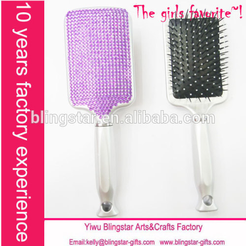 hot selling purple bling diamond comb