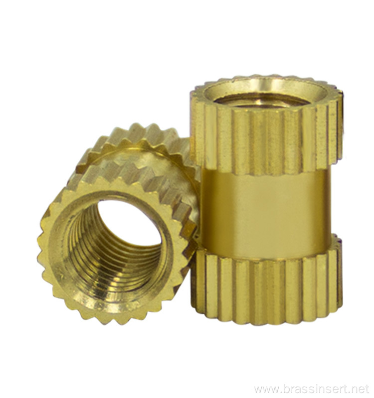 thermo-injection copper nut copper knurled insert copper