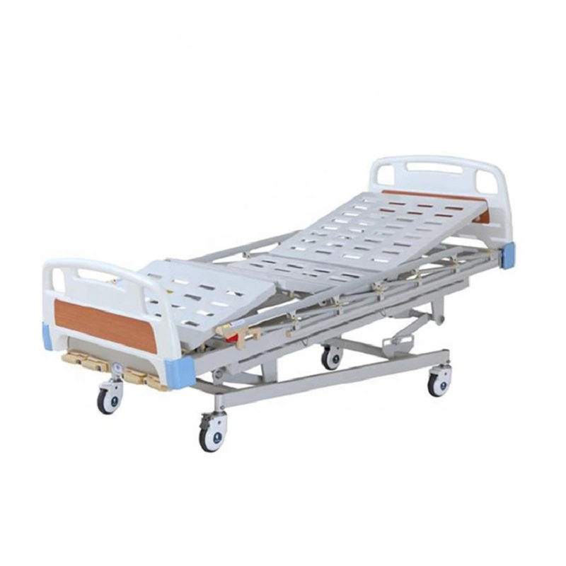 Medical Equipment 2 Crank Manual Hospital Bed