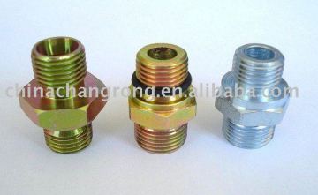 carbon steel straight fitting/straight adaptor/straight male tube fittings/male thread straight fitting