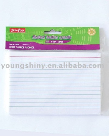 60-pc Ruled Index Cards