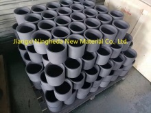 Vacuum aluminized graphite crucible for aluminum evaporation