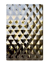 Stainless steel embossed plate 18