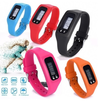 NEW Digital LCD Pedometer Run Step Walking Distance Calorie Counter Sport Watch Bracelet Running Walking Stride Meter Wristband